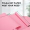 Pink Reversible Wrapping Paper Roll – Polka Dot Gift Wrap for Girls, Birthday, Wedding, Baby Shower & All Holidays (17" x 32.8')